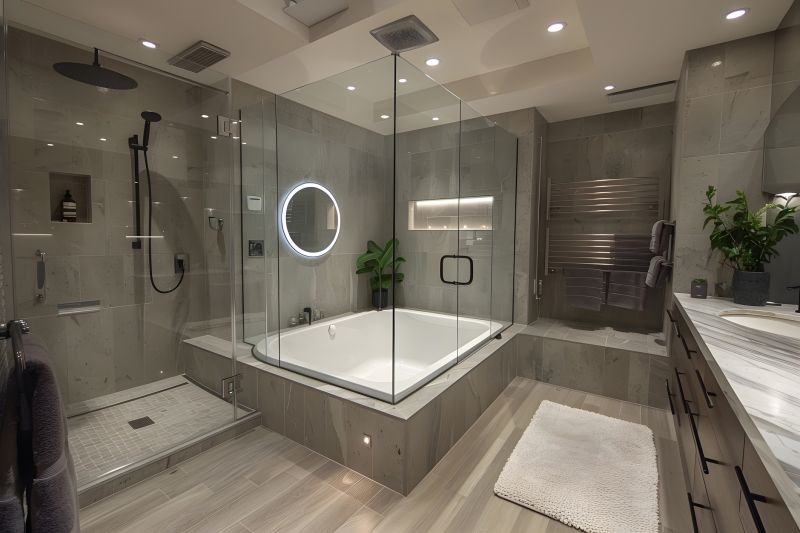 Renovated Bathroom with Bathtub